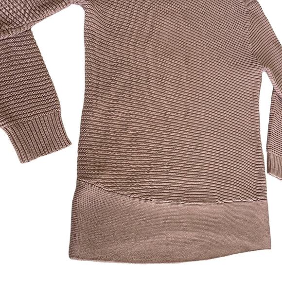 Vince Camuto Cowl Neck Oversized Knit Tunic Sweater Dusty Rose M - Picture 10 of 11